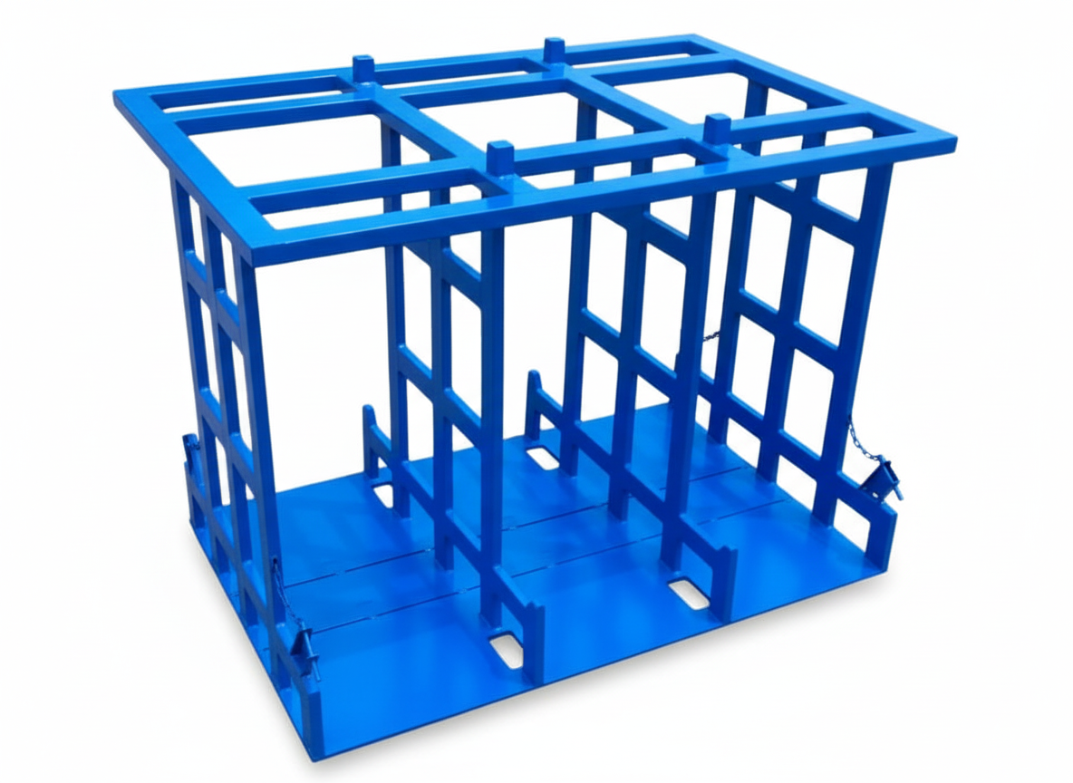 Rack metálico para armazenar bobina de arames